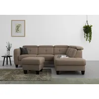 sit&more Stauraumhocker Belluci 58 x 48 x 58 cm Braun
