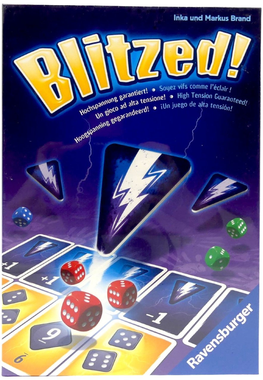 Ravensburger Spiel Blitzed 265954 Kartenspiel Würfelspiel Gesellschaftsspiel ...