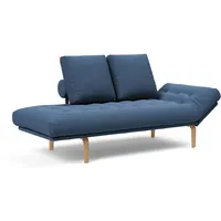 INNOVATION LIVING Schlafsofa Rollo Bow Stoff Blau Blue