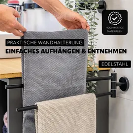 bremermann Handtuchstange Schwarz