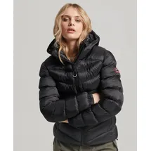 Superdry Superdry Damen. W5011593A Fuji Steppjacke mit Kapuze schwarz L