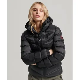 Superdry Superdry Damen. W5011593A Fuji Steppjacke mit Kapuze schwarz L