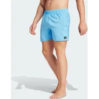 Adidas Solid CLX Classic-Length Badeshorts Blue Burst / Black 2XL