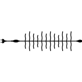 Sirius Tech-Line Lichterkette Cluster Start-Set 180 LED warmweiß 3 m außen 230V schwarz - Schwarz