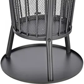 Hi Feuerkorb Metall 40x61cm Funkenschutz Feuerschale Feuerstelle Terrasse