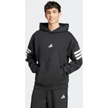 adidas Future Icons 3-Streifen Kapuzenpullover Black M