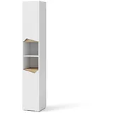 Vicco Badschrank Marelle, 30 x 180 cm mit Türen, und offenen Fächern