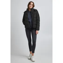 Oxmo Sofina Damen Winterjacke Damenjacke Jacke gefüttert mit Kapuze, Größe:XL, Farbe:Black (194007) - XL