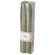 Boltze Melia Stabkerze 20 cm grün 4 St.