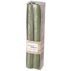 Boltze Melia Stabkerze 20 cm grün 4 St.