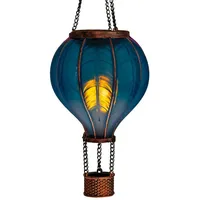 Bonetti Solarleuchte blau 40,5 cm inkl. Metallkette