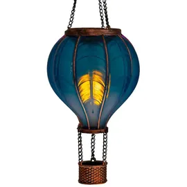 Bonetti Solarleuchte blau 40,5 cm inkl. Metallkette