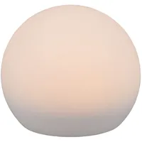 Trio Solar Außenleuchte Kunststoff Ø 20 cm inkl. 0,5 W LED Farbwechsler weiß