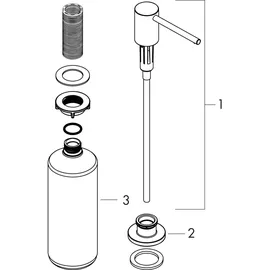 Hansgrohe Seifenspender A41 500ml Chrom