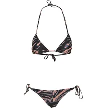 URBAN CLASSICS Bügel-Bikini Damen Grau/Orange 44 Cup D