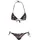 URBAN CLASSICS Bügel-Bikini Damen Grau/Orange 44 Cup D