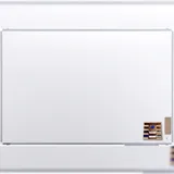 Legamaster Whiteboard 100 x 150 cm Grau/Weiß
