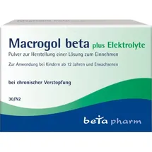 betapharm Macrogol beta plus Elektrolyte Plv.z.H.e.L.z.Einn. 30 St.