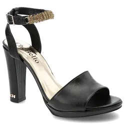 Schwarze Sandalen Chebello Stylische Lederschuhe, 40
