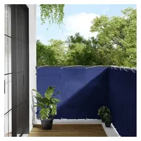 vidaXL Balkon-Sichtschutz Blau 120x800 cm 100 % Polyester-Oxford