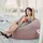 DreamRoots Sitzsack, Pink, Textil, 80x120x80 cm, Oeko-Tex® Standard 100, Wohnzimmer, Hocker, Sitzsäcke, XXL Sitzsäcke