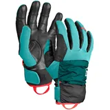 Ortovox Damen Tour Pro Cover Handschuhe (Größe M, tuerkis)