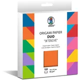 Ursus Origami Papier Duo "Intensive" 15 x 15 cm 80 g/m2 100 Blatt