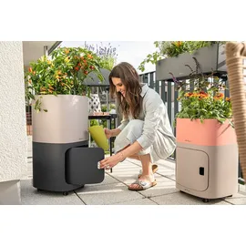 LECHUZA PILA 35 x 35 x 33 cm Sandbraun