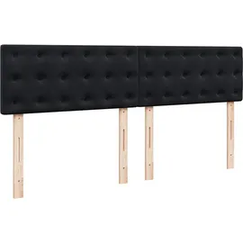 vidaXL Boxspringbett 180 x 200 cm Schwarz