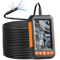 VEVOR Endoskopkamera Inspektionskamera 1080P Rohrkamera 15m Kabel 4,3" Display