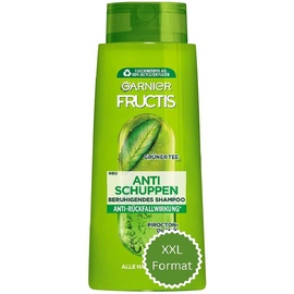 Garnier Fructis Anti-Schuppen Shampoo XXL, Beruhigendes Shampoo für schuppige Kopfhaut, Für mehr Glanz und Geschmeidigkeit, Mit Grüntee, Maxi Format, 700ml