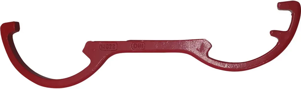 Kupplungsschlüssel ABC / Temperguss - rot