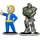syndicate collectibles Fallout Minifiguren 2er-Pack Set F Raider & Vault Boy (Strong) 7 cm
