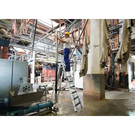 MUNK Aluminium-Stufenstehleiter 4 Stufen 40104