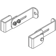 Hailo Professional Hailo Wandhalter für Rundschacht und gerade Wand für Leitertyp 9635/9636, 150mm Wandabstand