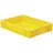 La-Ka-Pe Transport-Stapelkasten B400xT300xH75 mm gelb, geschlossen ohne Griffloch