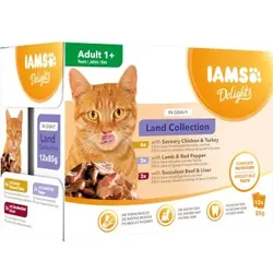 IAMS Delights Adult 12x85g Land Collection