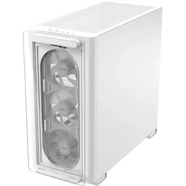 Asus A23 Plus TG ARGB Micro-ATX Gaming Gehäuse mit Seitenfenster weiß