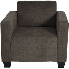 Mendler Modular Sofa-System Couch-Garnitur Lyon 6-1, Stoff/Textil ~ braun