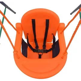 vidaXL Schaukelset mit Sicherheitsgeschirr orange