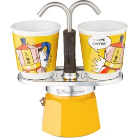 Bialetti Mini Express Lichtenstein gelb
