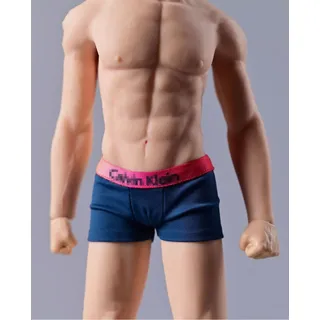 VUSLB 1/6 Scale Male Underwear Clothes,Men's Briefs Panties Underpants Underwear Costume Outfit Clothing for 12inch Male Action Figure Body (Blue)
