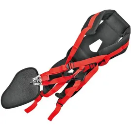 Ikra mogatec IKRA Benzin Freischneider IBF 31-4 mit Spule, 3- & 8-Zahn-Dickichtmesser, Schutzschild & Profi-Schultergurt