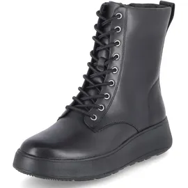 FitFlop F-Mode Lederstiefeletten schwarz