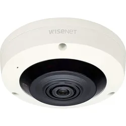Hanwha XNF-8010R Fisheyekamera ind. 6MP PoE IR (2048 x 2048 Pixel), Netzwerkkamera, Beige