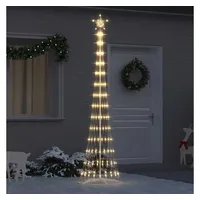 vidaXL LED-Weihnachtsbaum 70 x 70 x 250 cm Warmes Weiß