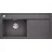 links Flächenbündig felsgrau Excenterbetätigung 988 x 498 mm