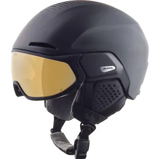 Alpina Alto Q-Lite 59-63 cm black matt/gold