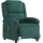 vidaXL Massagesessel Elektrisch 86,5 x 99,5 x 0 cm Dunkelgrün mit Fernbedienung