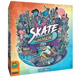 Pandasaurus Games Pandasaurus - Skate Summer - Brettspiel - Strategiespiel zum Thema Skateboard - Lustiges Familienspiel für Erwachsene und Jugendliche - Ab 14 Jahren - Für 2 bis 5 Spieler - Englisch